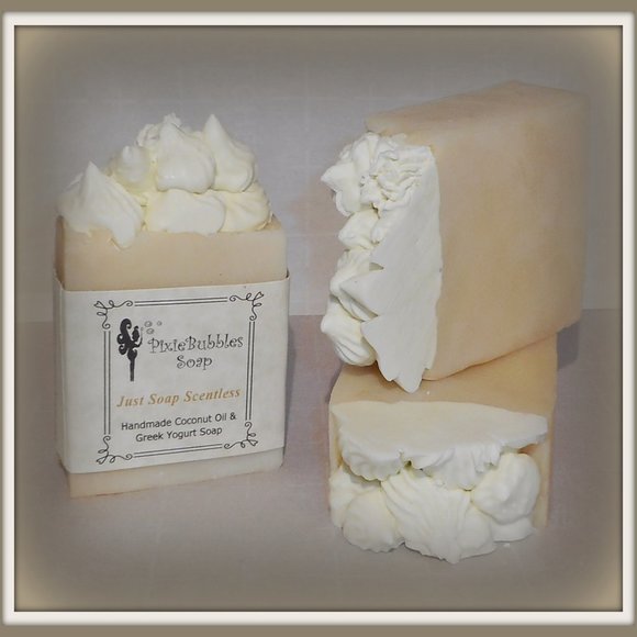Handmade Soap Bar Coconut Oil SCENTLESS - Picture 1 of 3